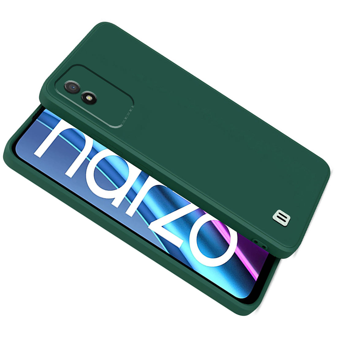 Shockproof Liquid Silicone Case for Realme Narzo 50i 4G