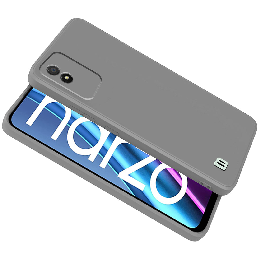 Shockproof Liquid Silicone Case for Realme Narzo 50i 4G