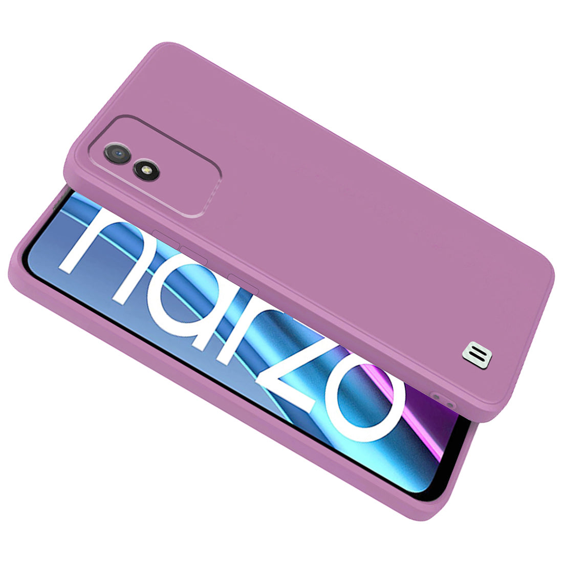 Shockproof Liquid Silicone Case for Realme Narzo 50i 4G