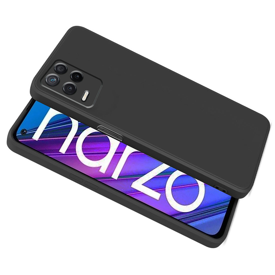 Shockproof Liquid Silicone Case for Realme Narzo 30 5G / 8 5G / 8s 5G