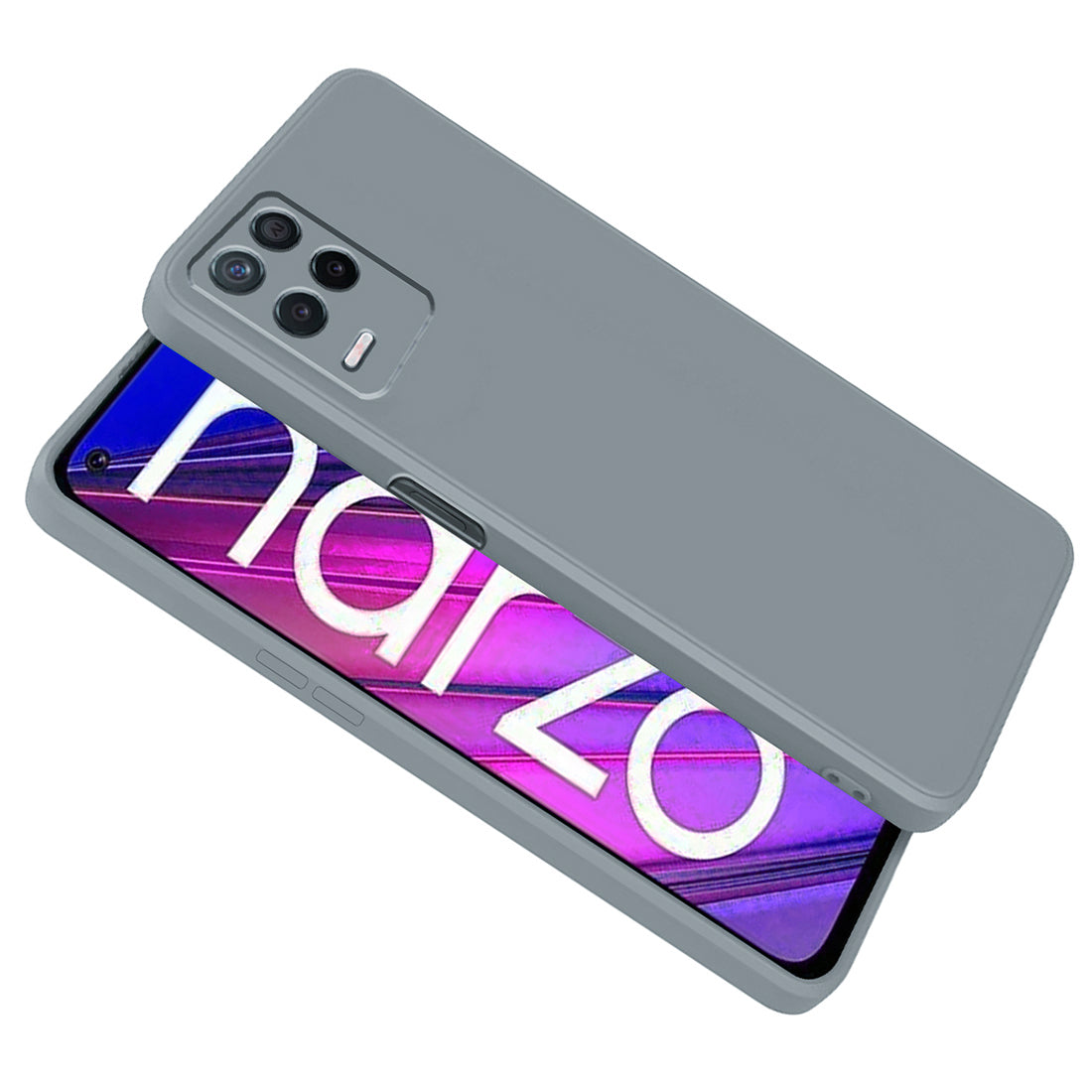 Shockproof Liquid Silicone Case for Realme Narzo 30 5G / 8 5G / 8s 5G