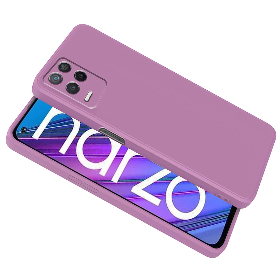 Shockproof Liquid Silicone Case for Realme Narzo 30 5G / 8 5G / 8s 5G