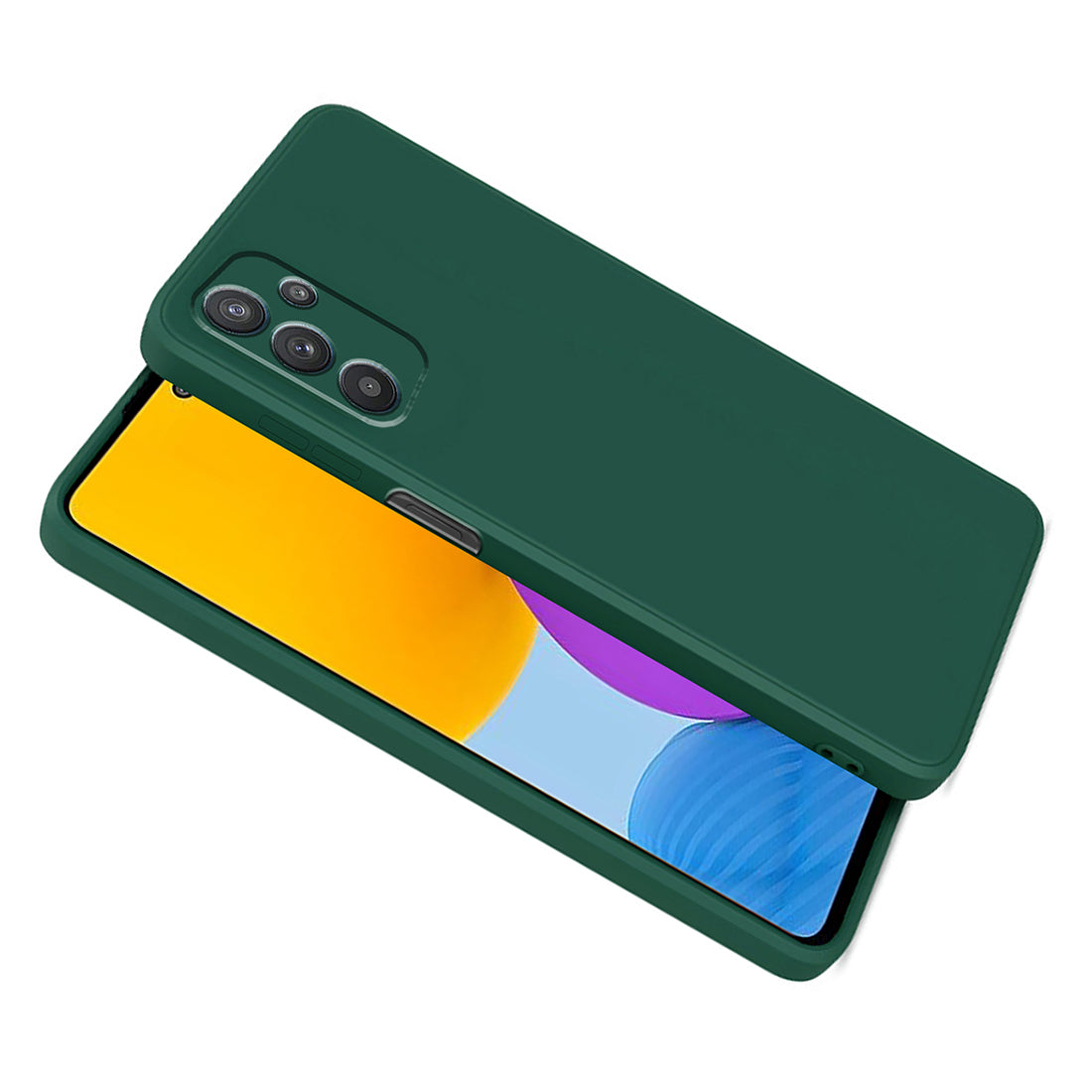 Shockproof Liquid Silicone Case for Samsung Galaxy M52 5G