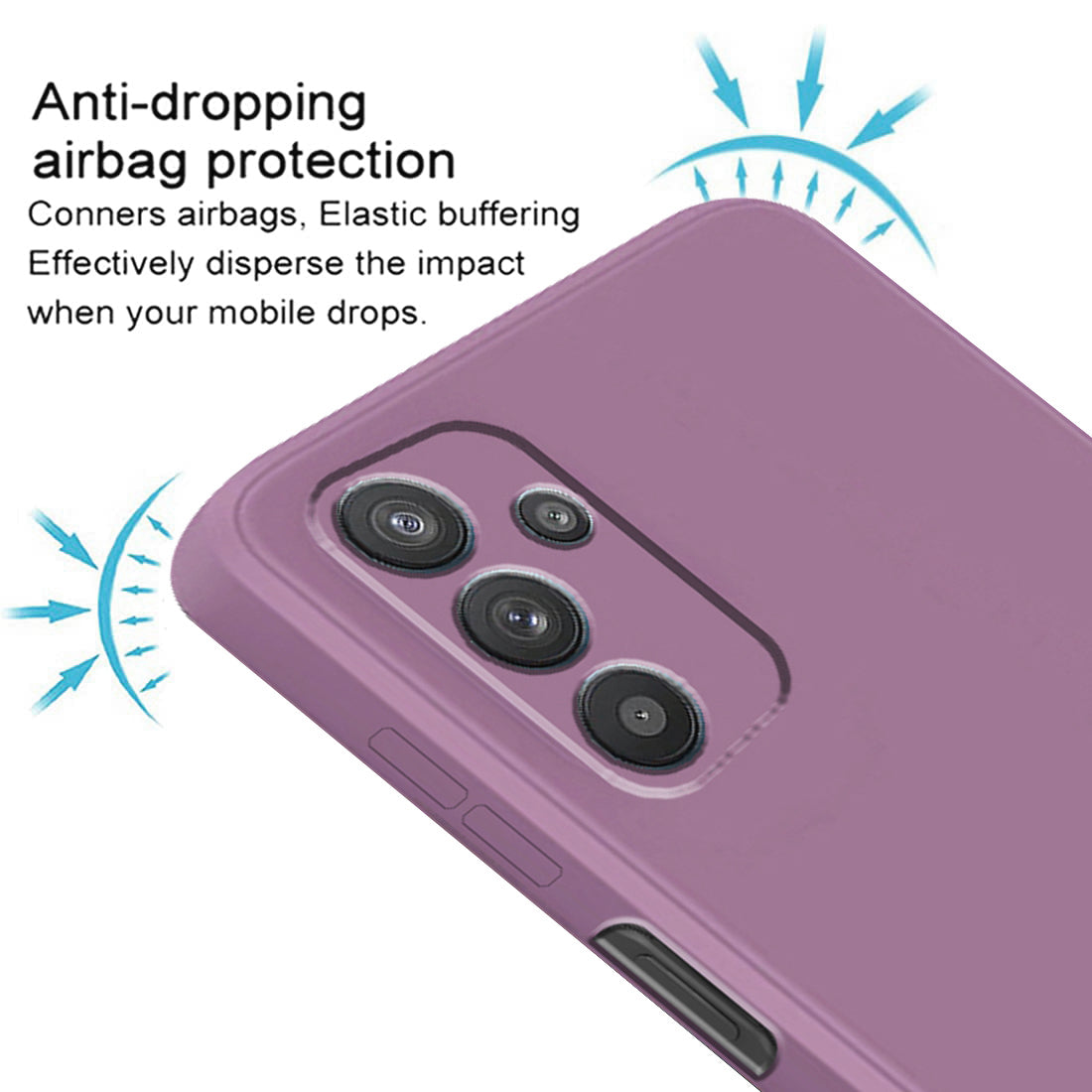 Shockproof Liquid Silicone Case for Samsung Galaxy M52 5G