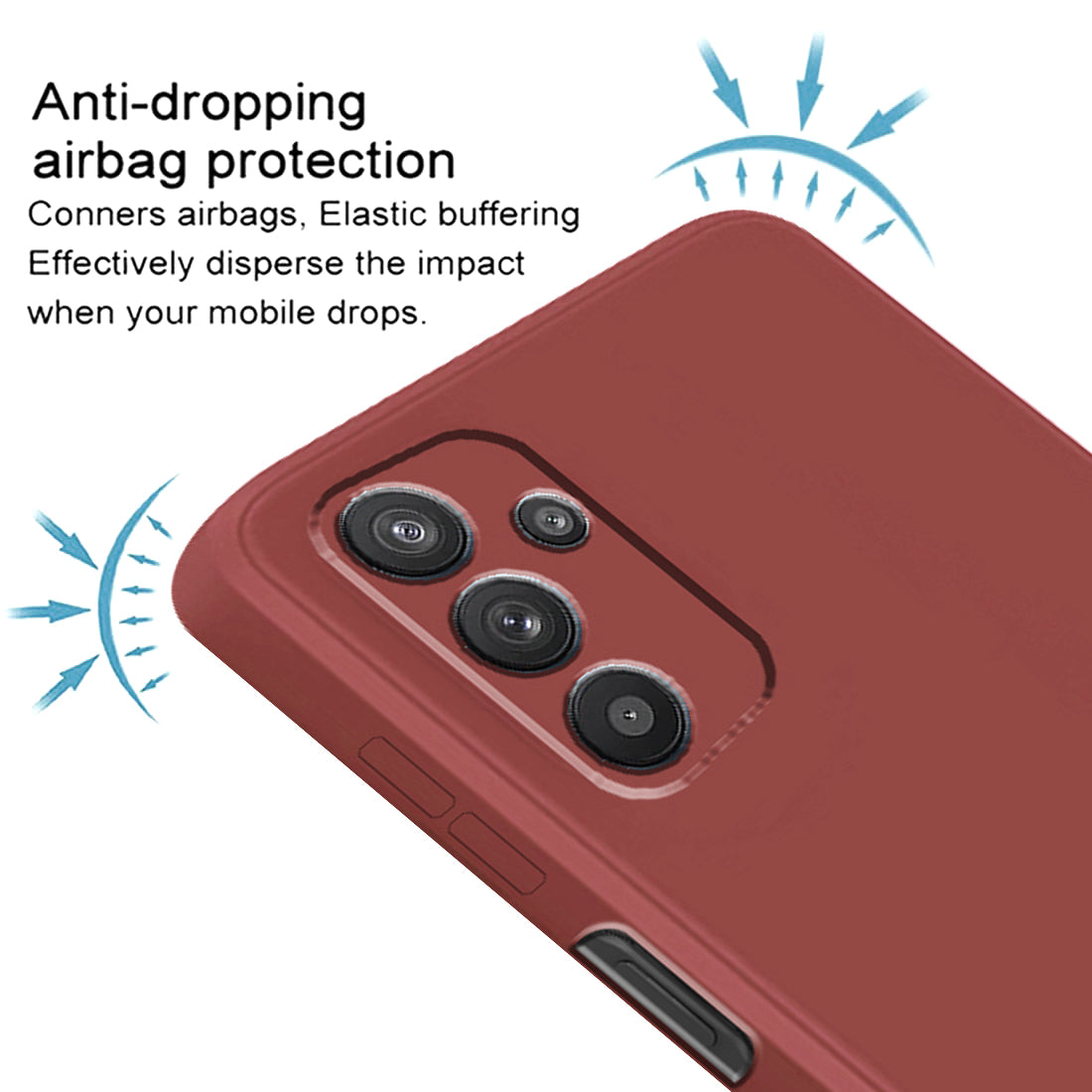 Shockproof Liquid Silicone Case for Samsung Galaxy M52 5G