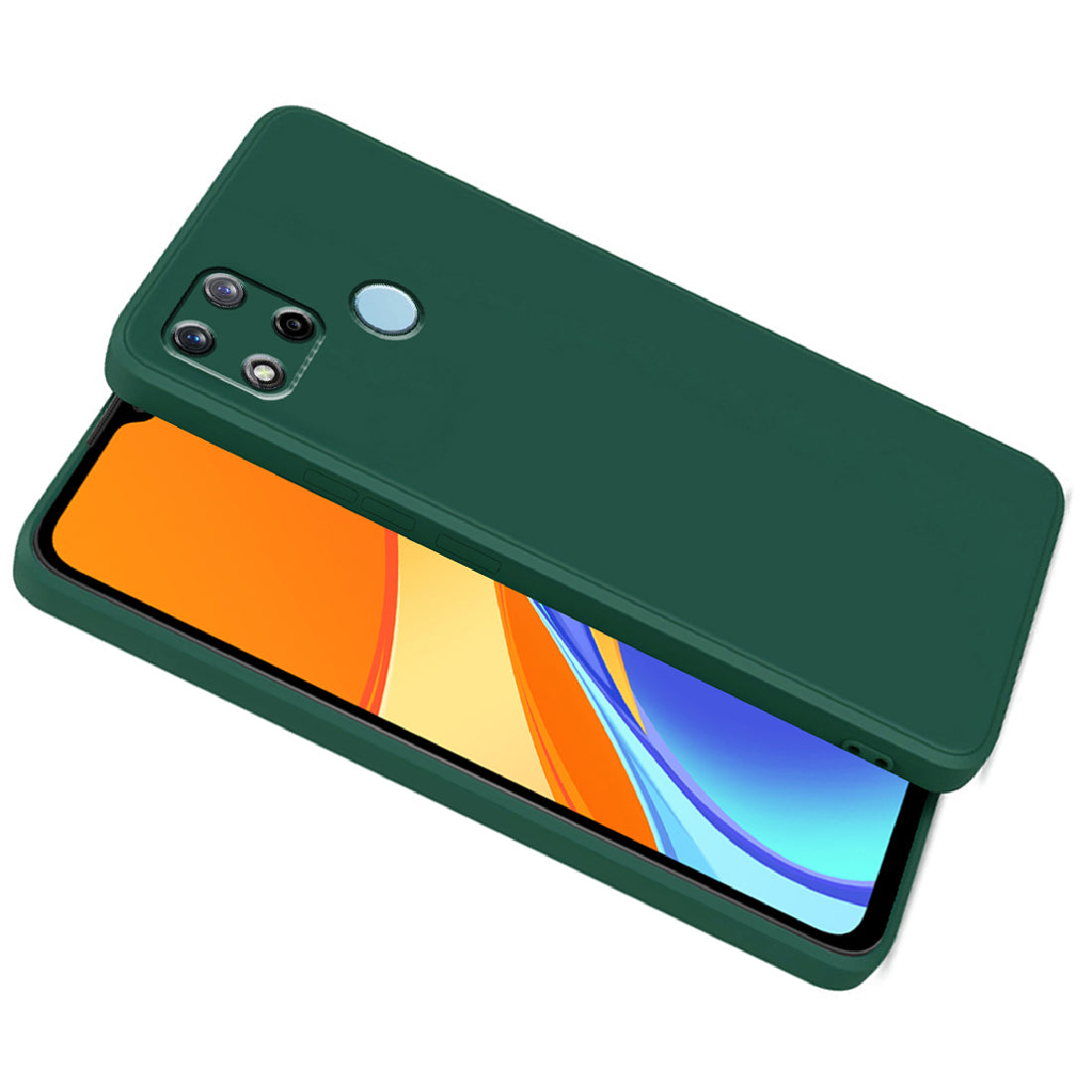 Shockproof Liquid Silicone Case for Mi Redmi 9 / 9C / 9 Activ / Poco C31 / C3