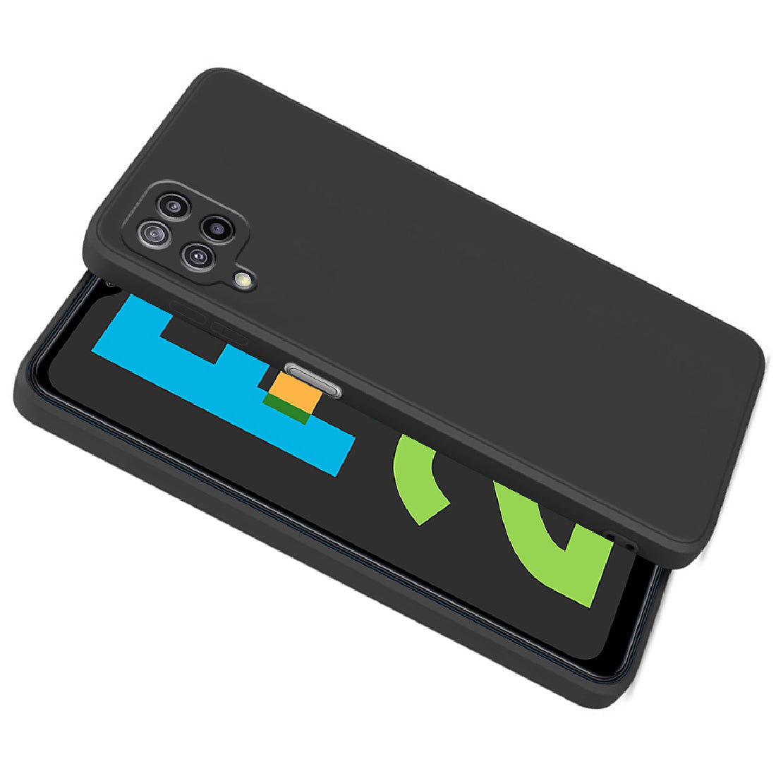 Shockproof Liquid Silicone Case for Samsung Galaxy M12 / A12 / F12