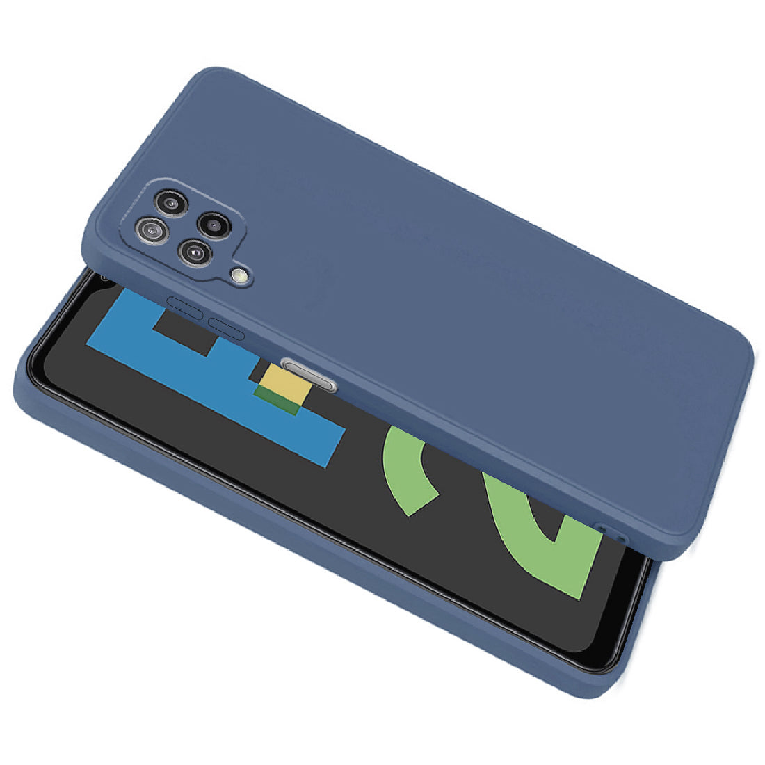 Shockproof Liquid Silicone Case for Samsung Galaxy M12 / A12 / F12