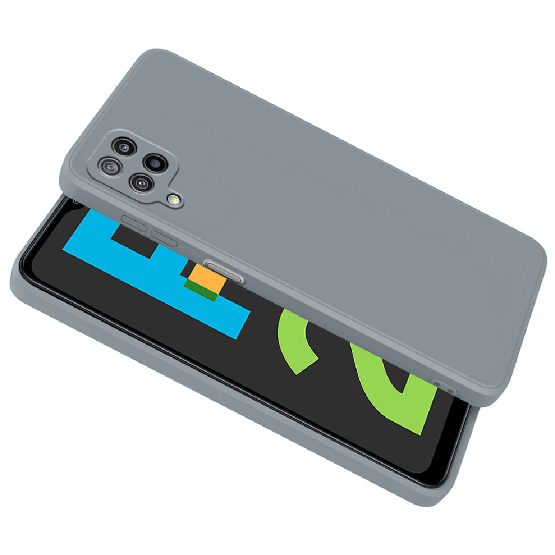 Shockproof Liquid Silicone Case for Samsung Galaxy M12 / A12 / F12