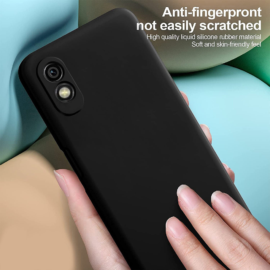Shockproof Liquid Silicone Case for Mi Redmi 9A / 9A Sport / 9i / 9i Sport