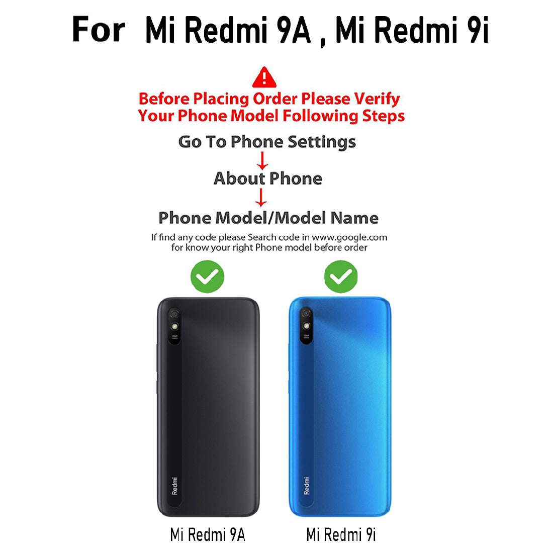 Shockproof Liquid Silicone Case for Mi Redmi 9A / 9A Sport / 9i / 9i Sport