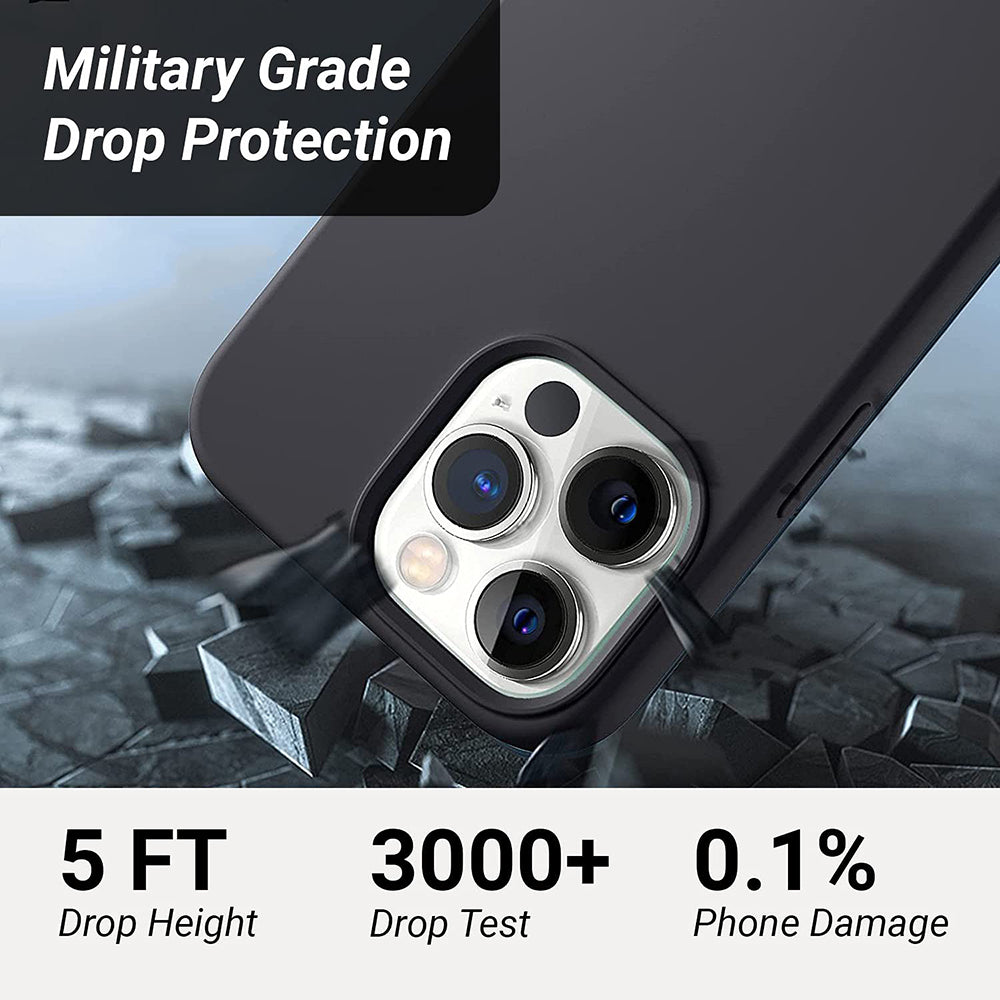 Shockproof Liquid Silicone Case for Apple iPhone 13 Pro