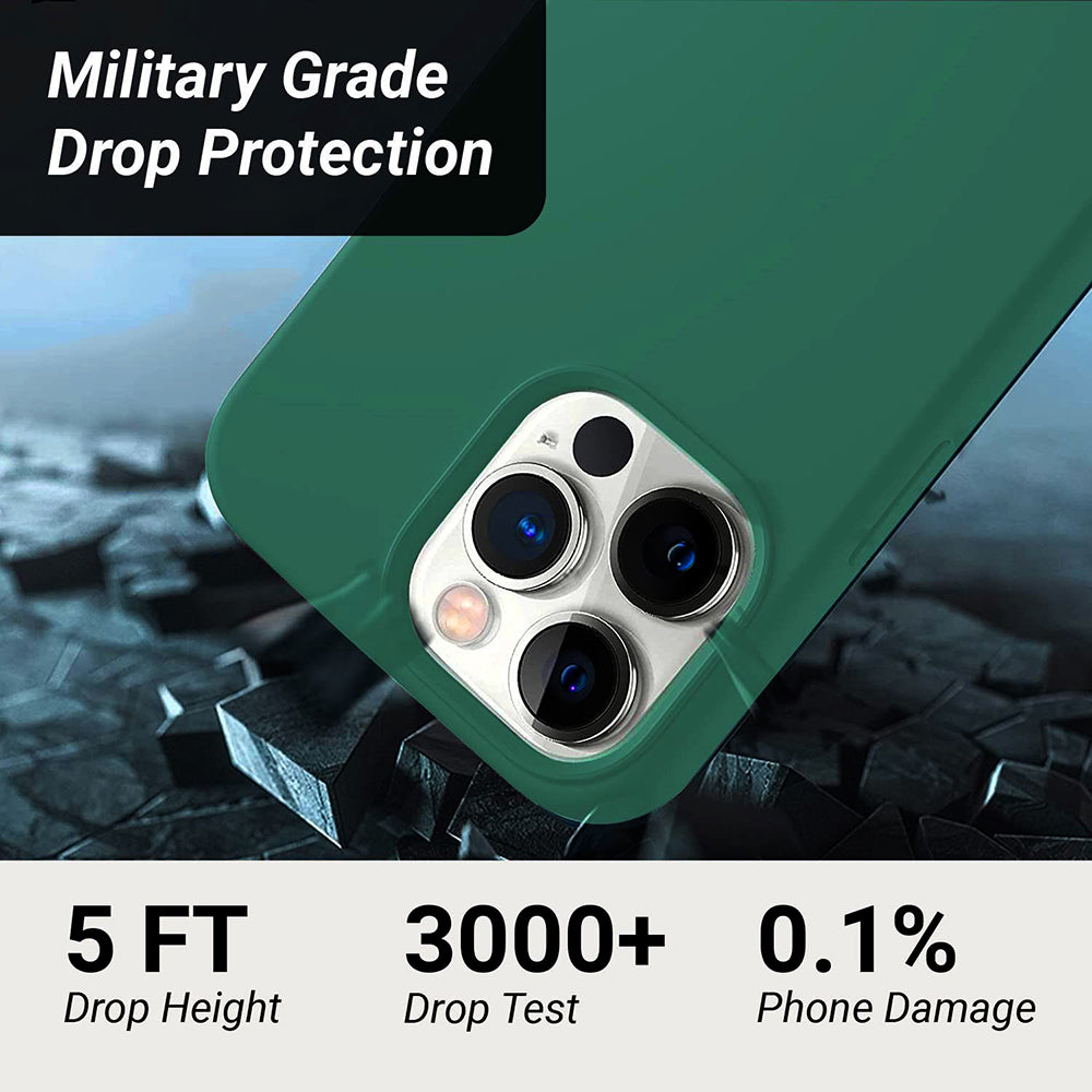 Shockproof Liquid Silicone Case for Apple iPhone 13 Pro