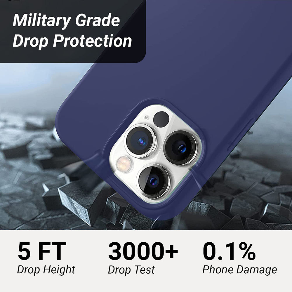 Shockproof Liquid Silicone Case for Apple iPhone 13 Pro