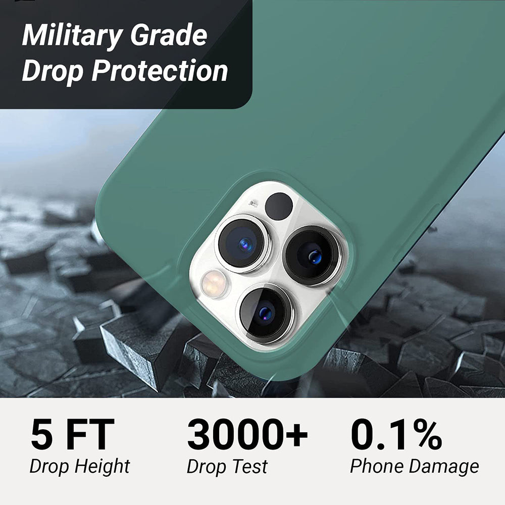 Shockproof Liquid Silicone Case for Apple iPhone 13 Pro Max