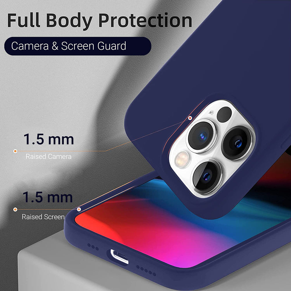 Shockproof Liquid Silicone Case for Apple iPhone 13 Pro Max