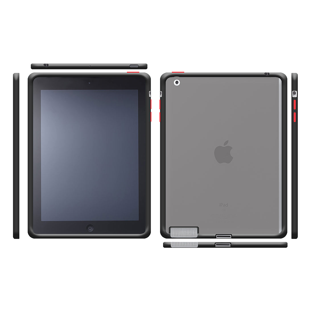 Smoke Tab Back Case Cover for Apple iPad 2/3/4 (9.7 inch)