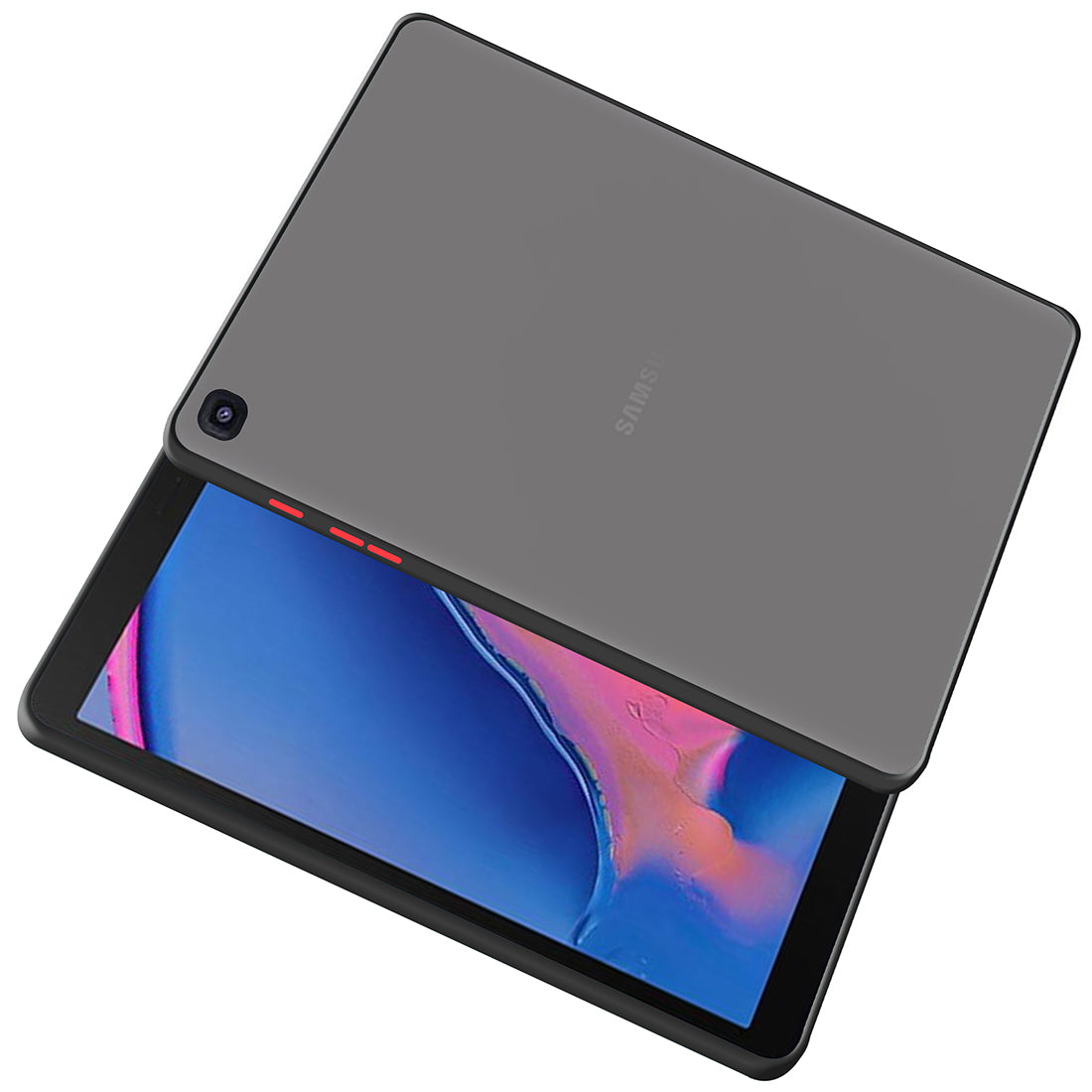 Smoke Tab Back Case Cover for Samsung Galaxy Tab P205 (8 inch)