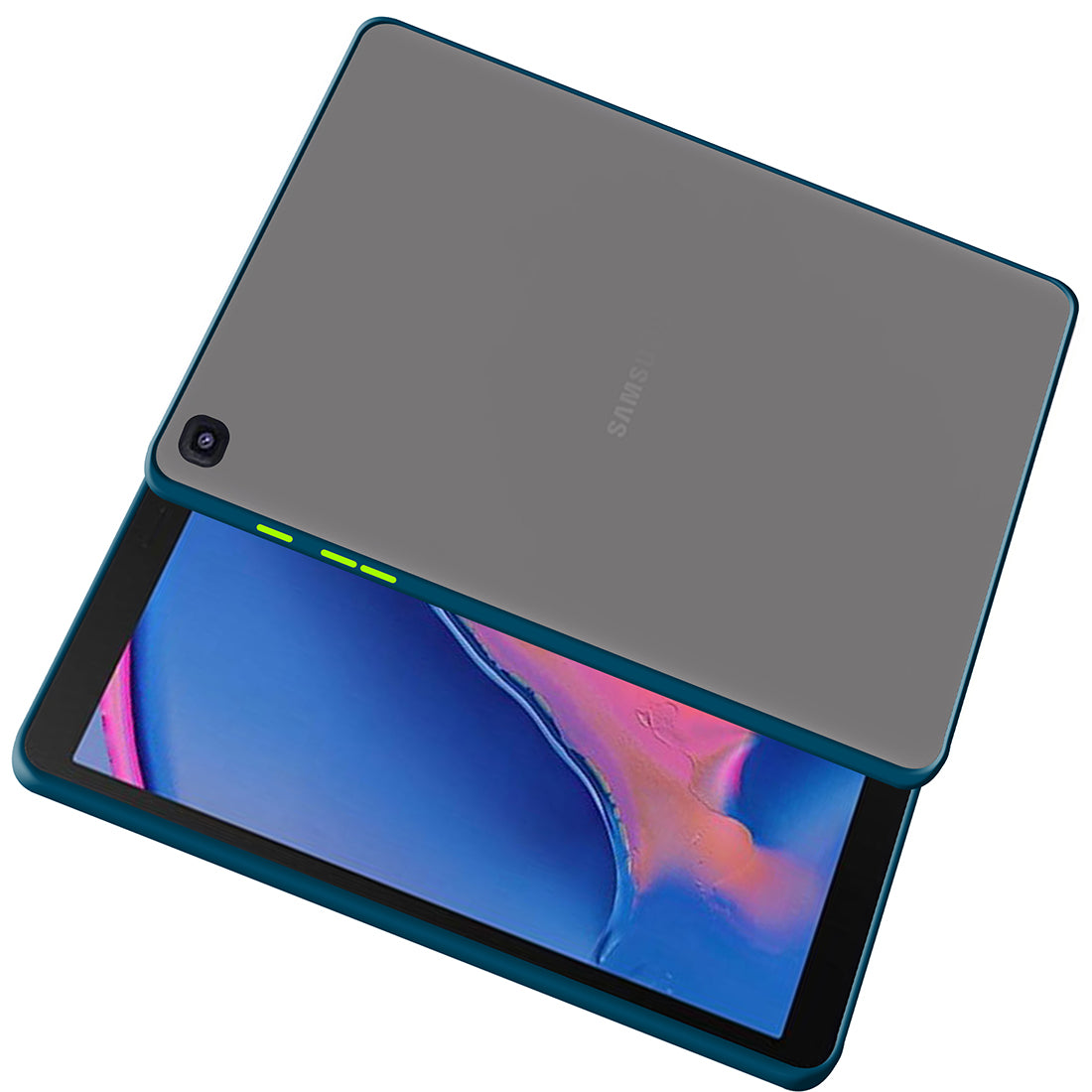 Smoke Tab Back Case Cover for Samsung Galaxy Tab P205 (8 inch)
