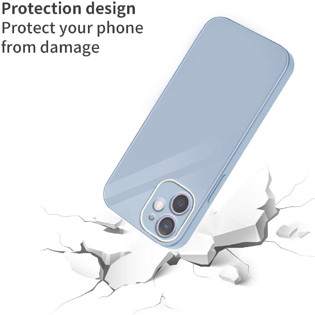 Glass Back Cover for Apple iPhone 12 (6.1 inch)