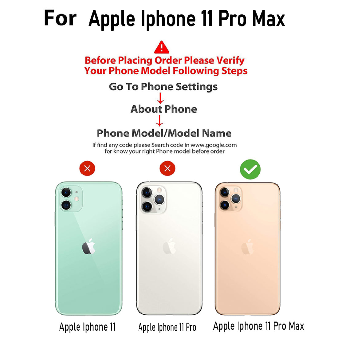 Camera Protection Bumper Cover for Apple iPhone 11 Pro Max