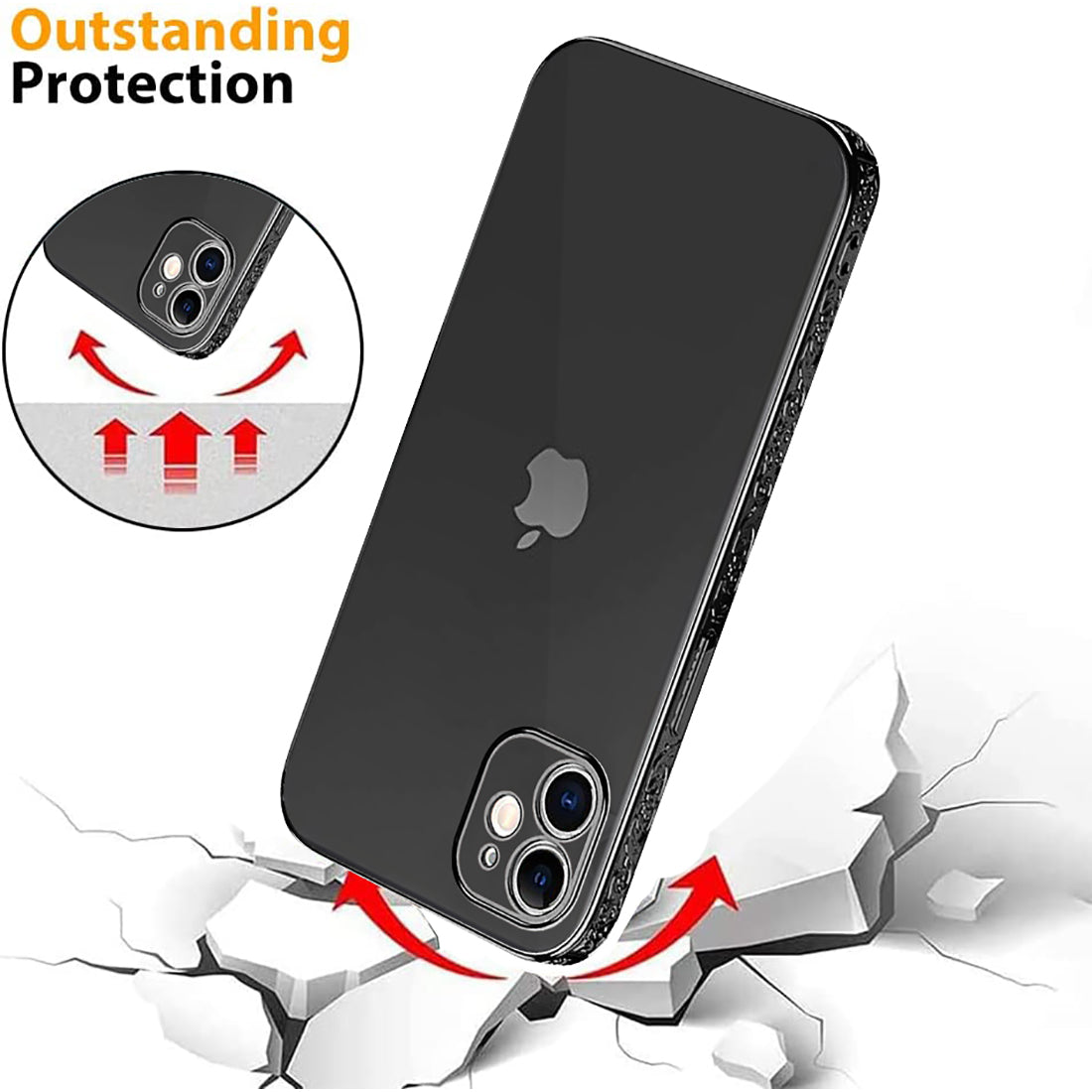 Camera Protection Bumper Cover for Apple iPhone 12