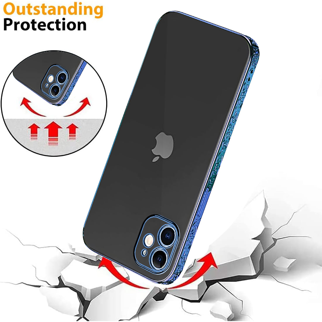 Camera Protection Bumper Cover for Apple iPhone 12