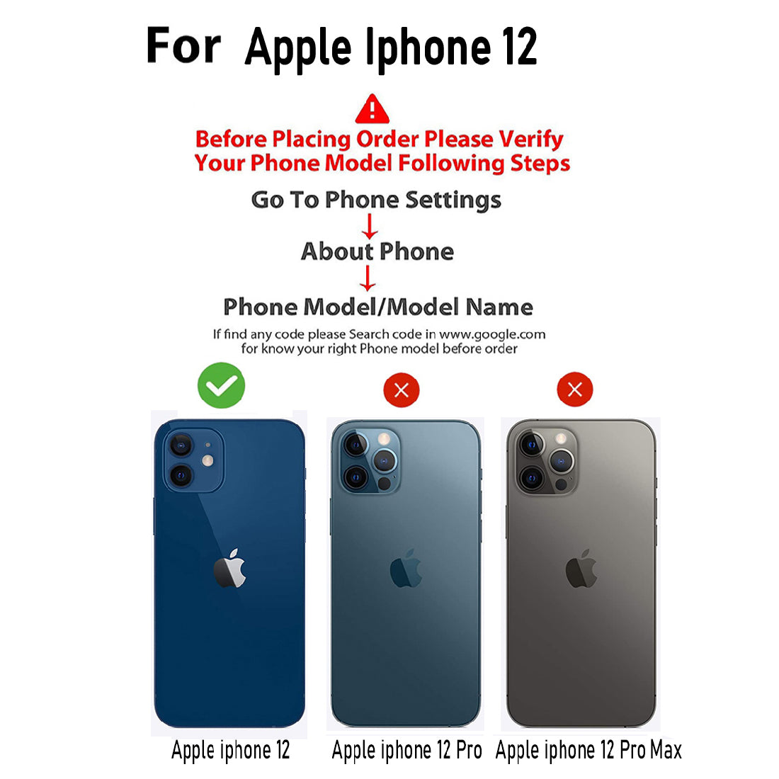Camera Protection Bumper Cover for Apple iPhone 12