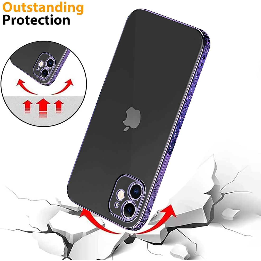 Camera Protection Bumper Cover for Apple iPhone 12