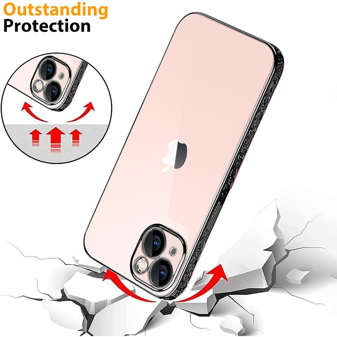 Camera Protection Bumper Cover for Apple iPhone 13
