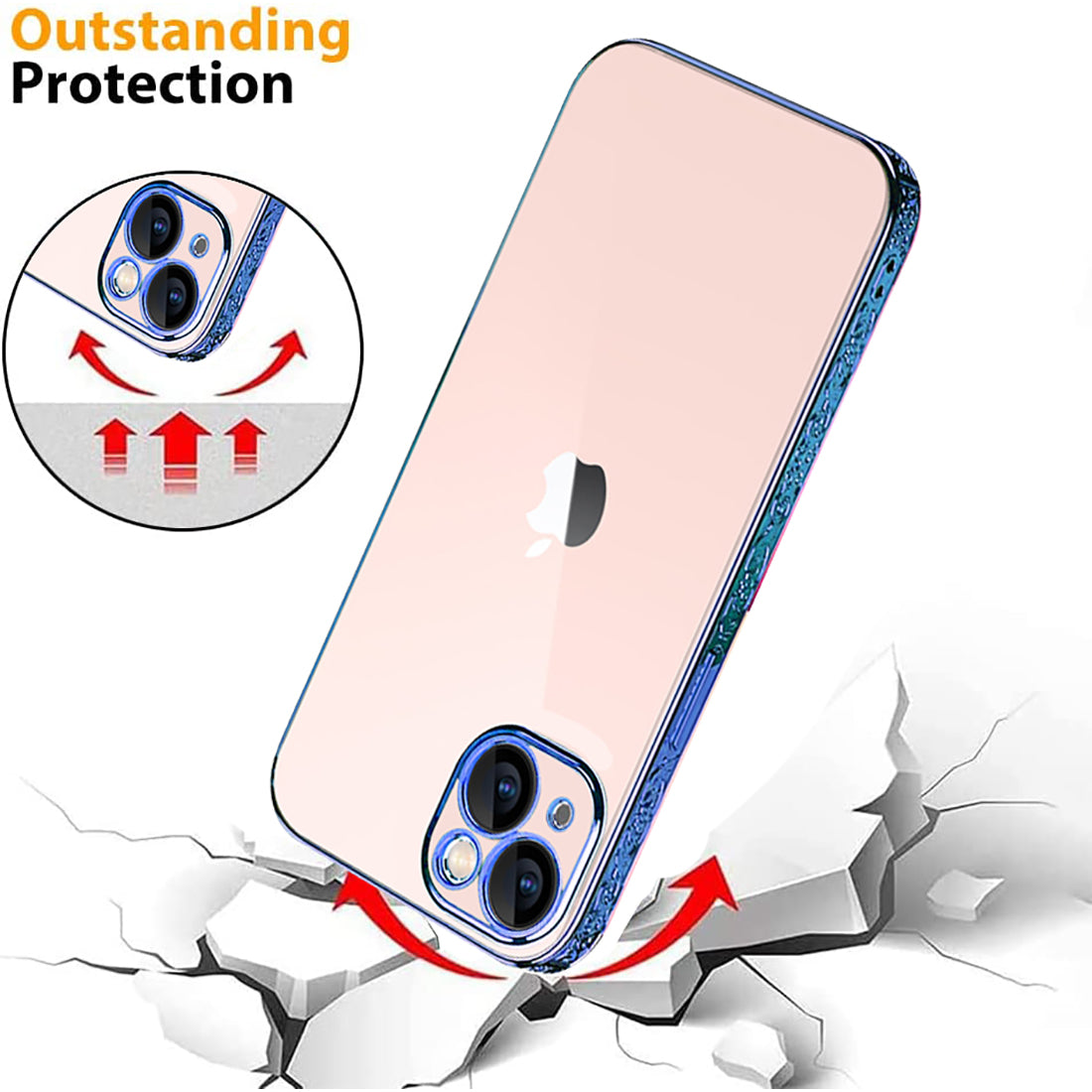 Camera Protection Bumper Cover for Apple iPhone 13
