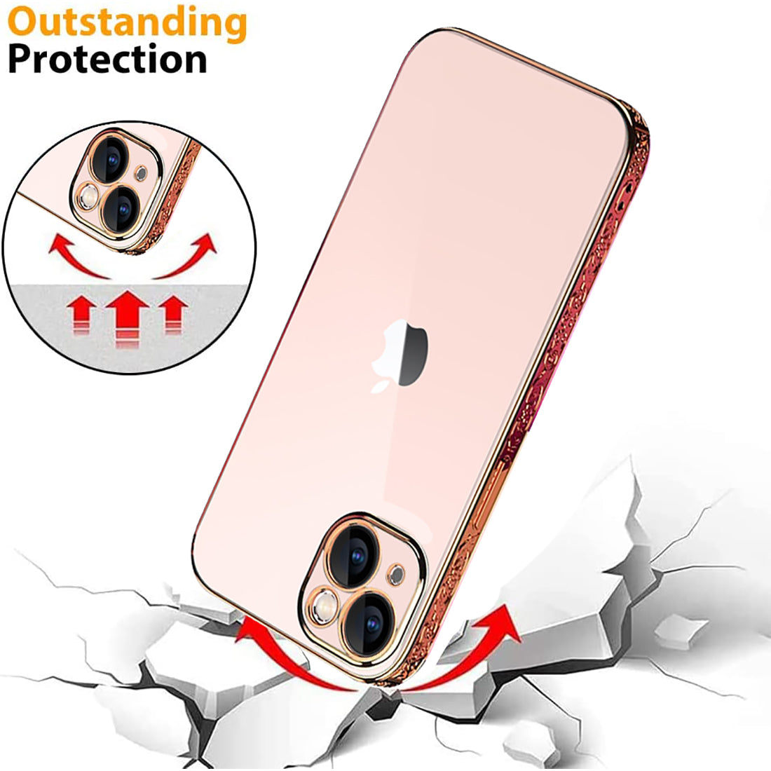 Camera Protection Bumper Cover for Apple iPhone 13