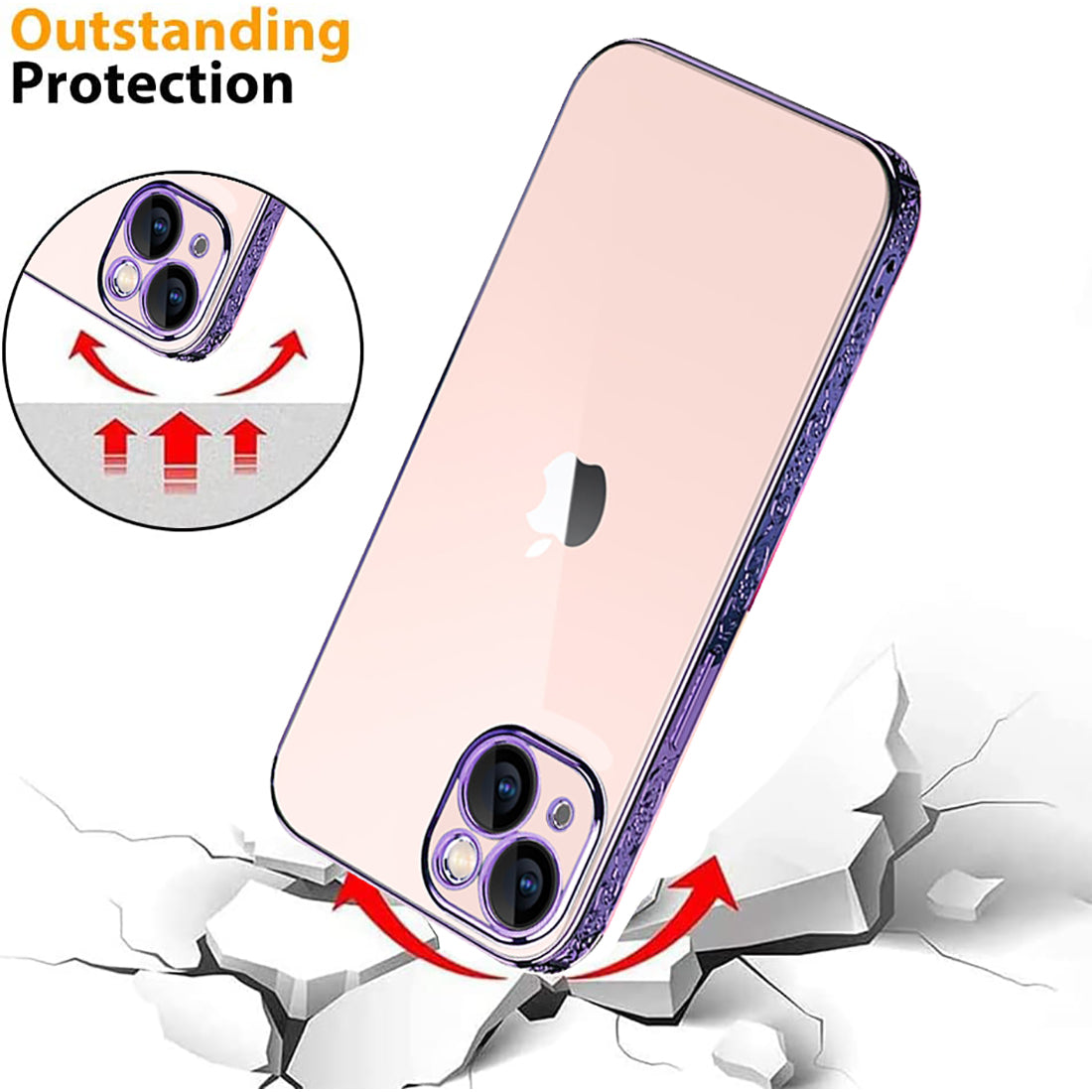 Camera Protection Bumper Cover for Apple iPhone 13