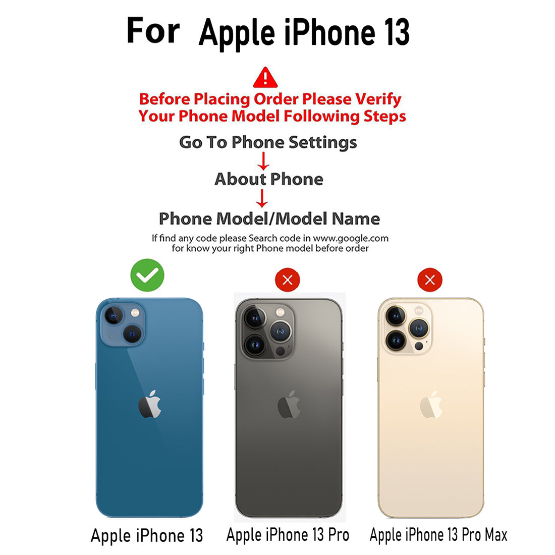 Camera Protection Bumper Cover for Apple iPhone 13