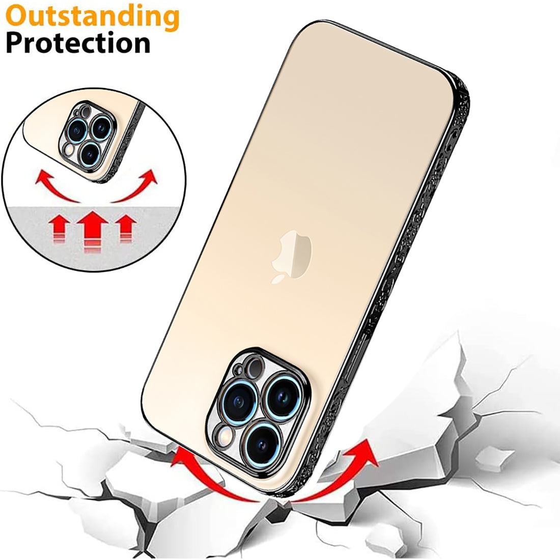 Camera Protection Bumper Cover for Apple iPhone 13 Pro