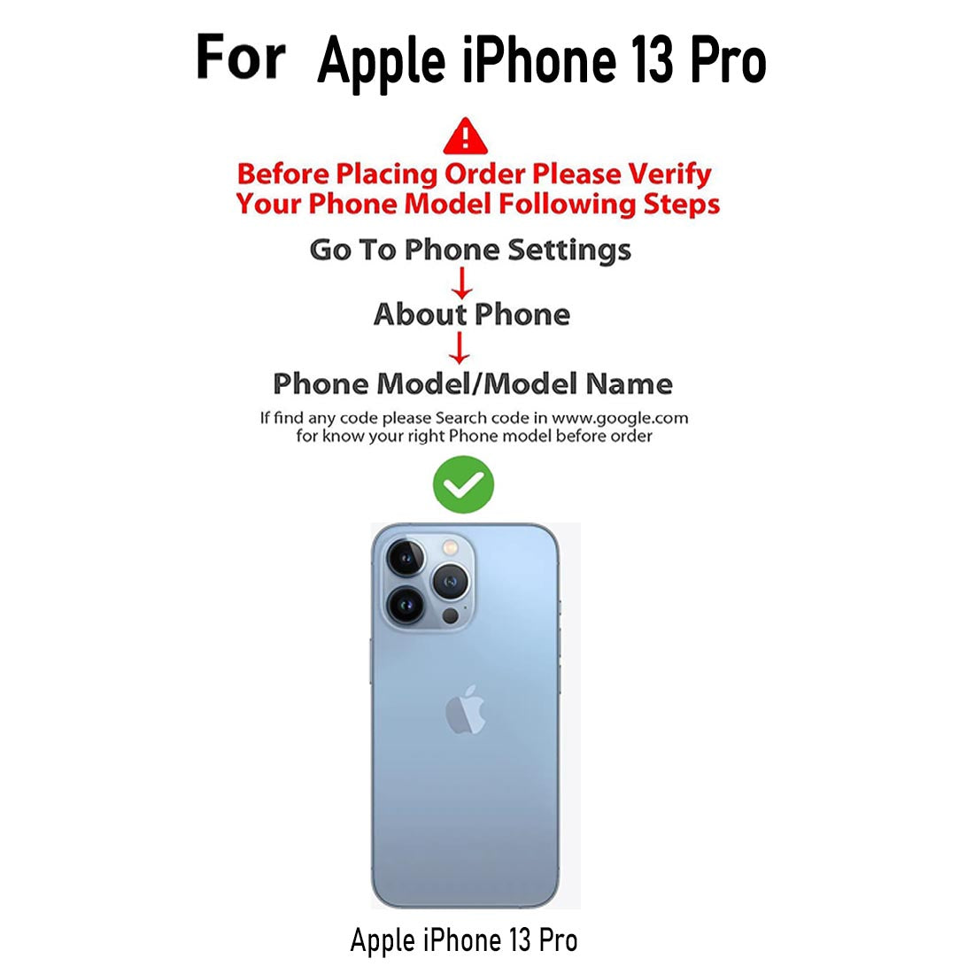 Camera Protection Bumper Cover for Apple iPhone 13 Pro