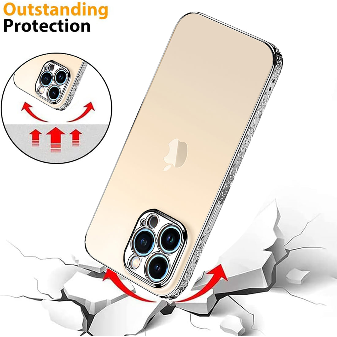 Camera Protection Bumper Cover for Apple iPhone 13 Pro