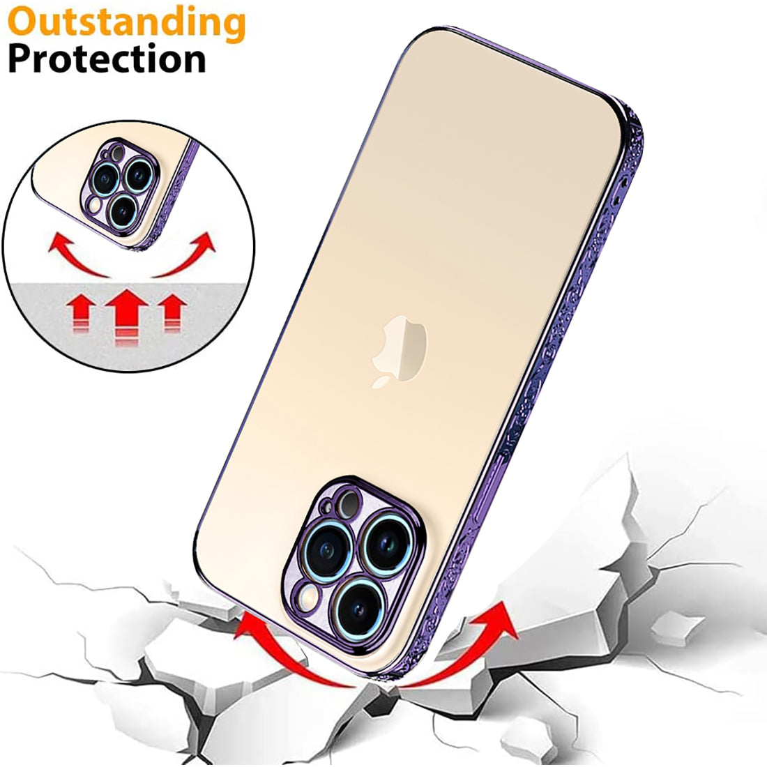 Camera Protection Bumper Cover for Apple iPhone 13 Pro