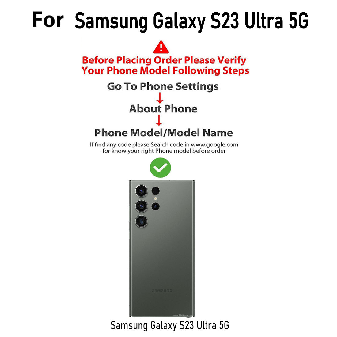 GKK Hard Back Case Cover for Samsung Galaxy S23 Ultra 5G