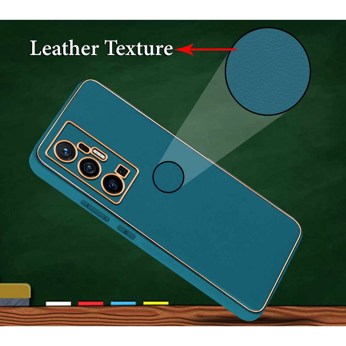 Leather PC TPU Case for Vivo X70 Pro Plus 5G