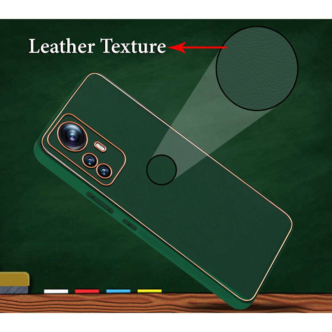 Leather PC TPU Case for Xiaomi 12 Pro 5G