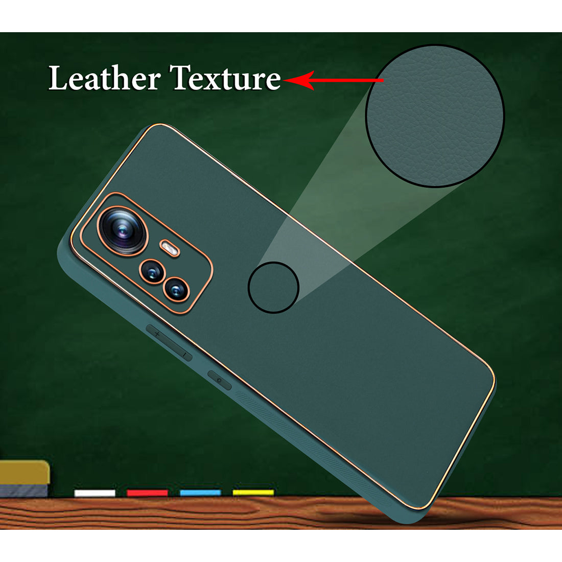 Leather PC TPU Case for Xiaomi 12 Pro 5G