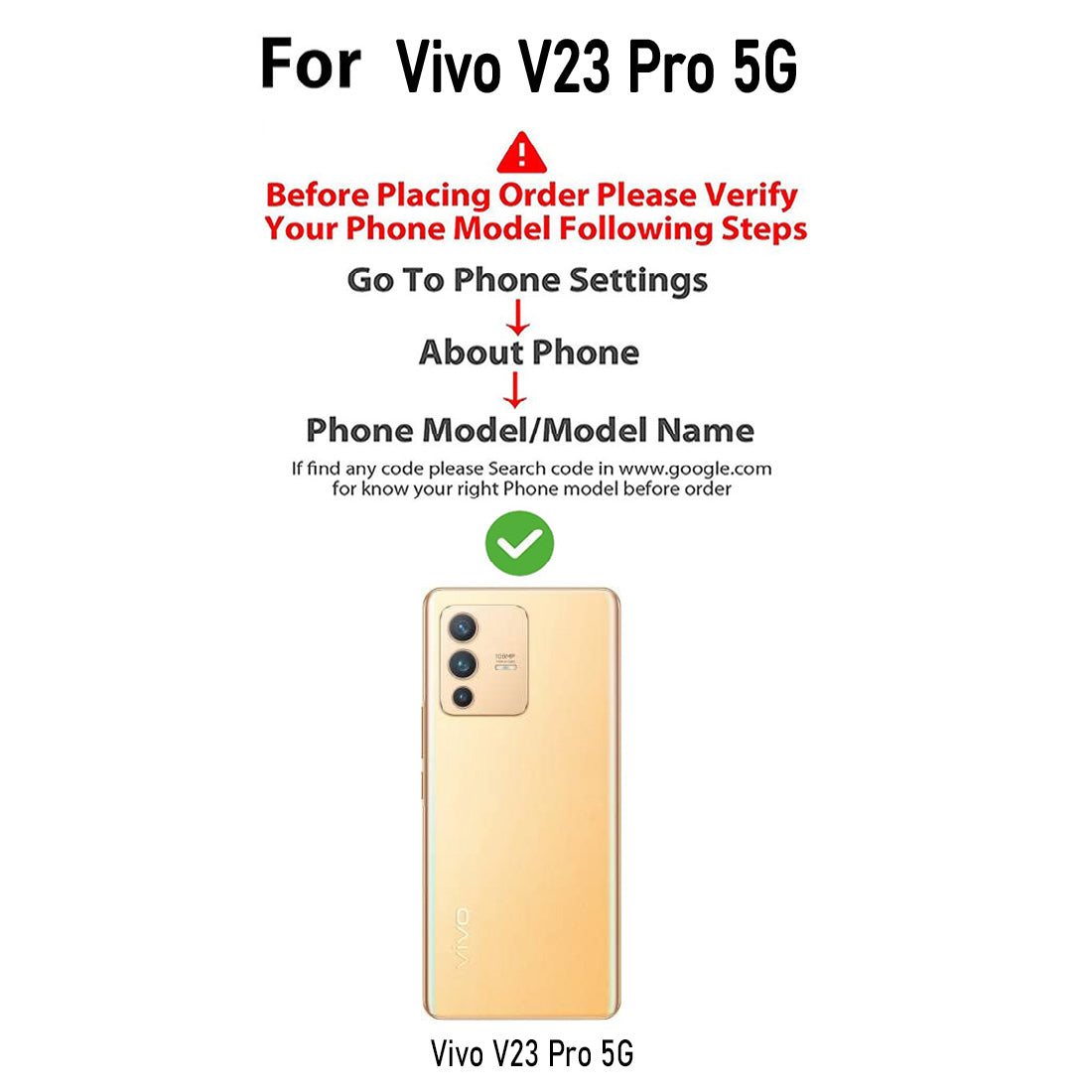 Leather PC TPU Case for Vivo V23 Pro 5G