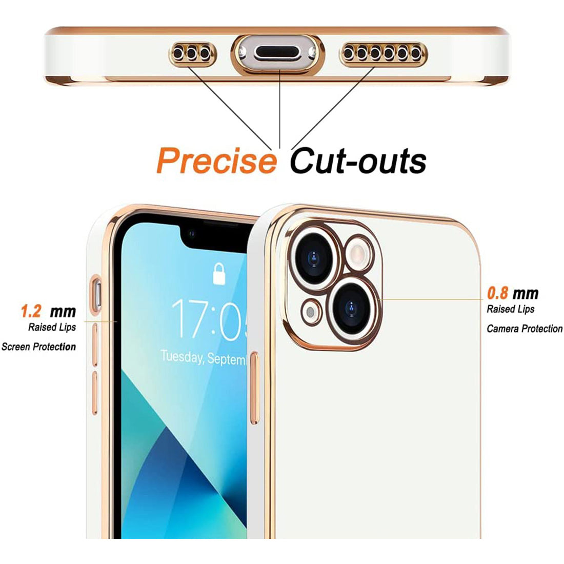 Electroplating TPU Cover for Apple iPhone 13