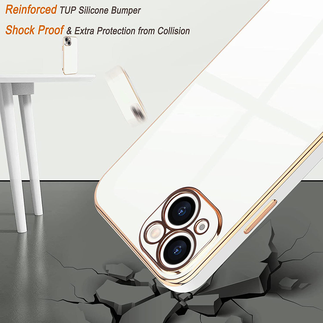 Electroplating TPU Cover for Apple iPhone 13