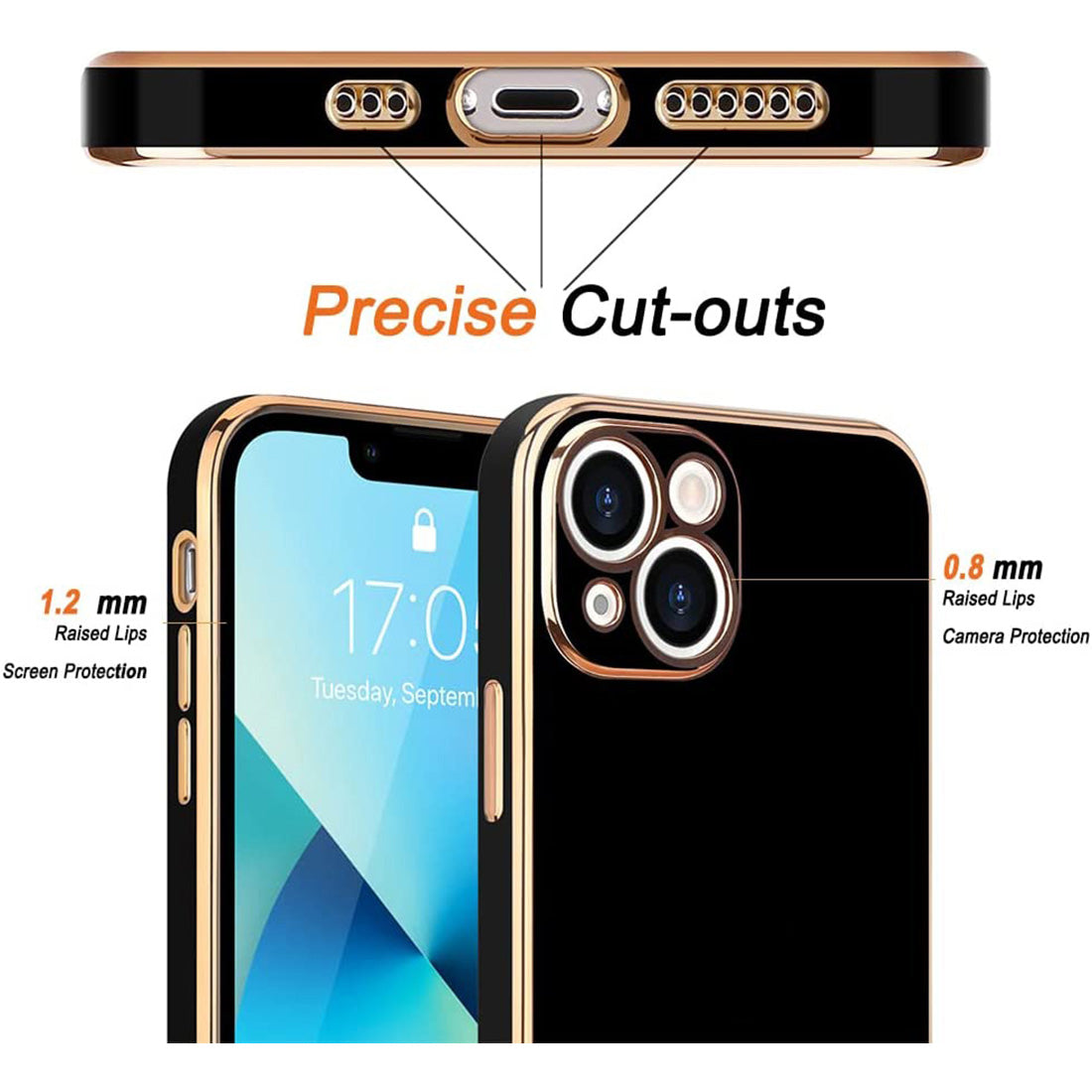Electroplating TPU Cover for Apple iPhone 13