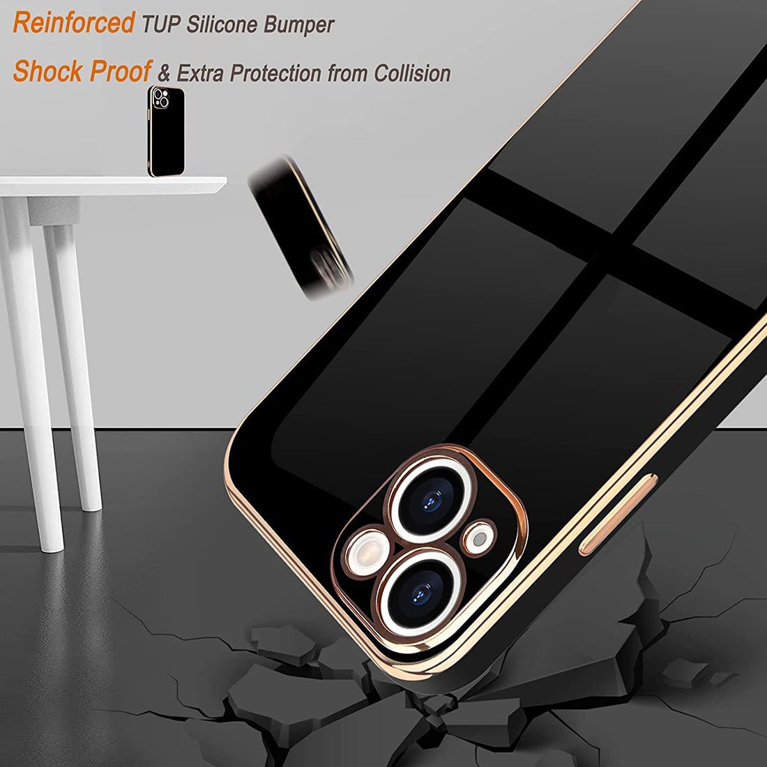 Electroplating TPU Cover for Apple iPhone 13