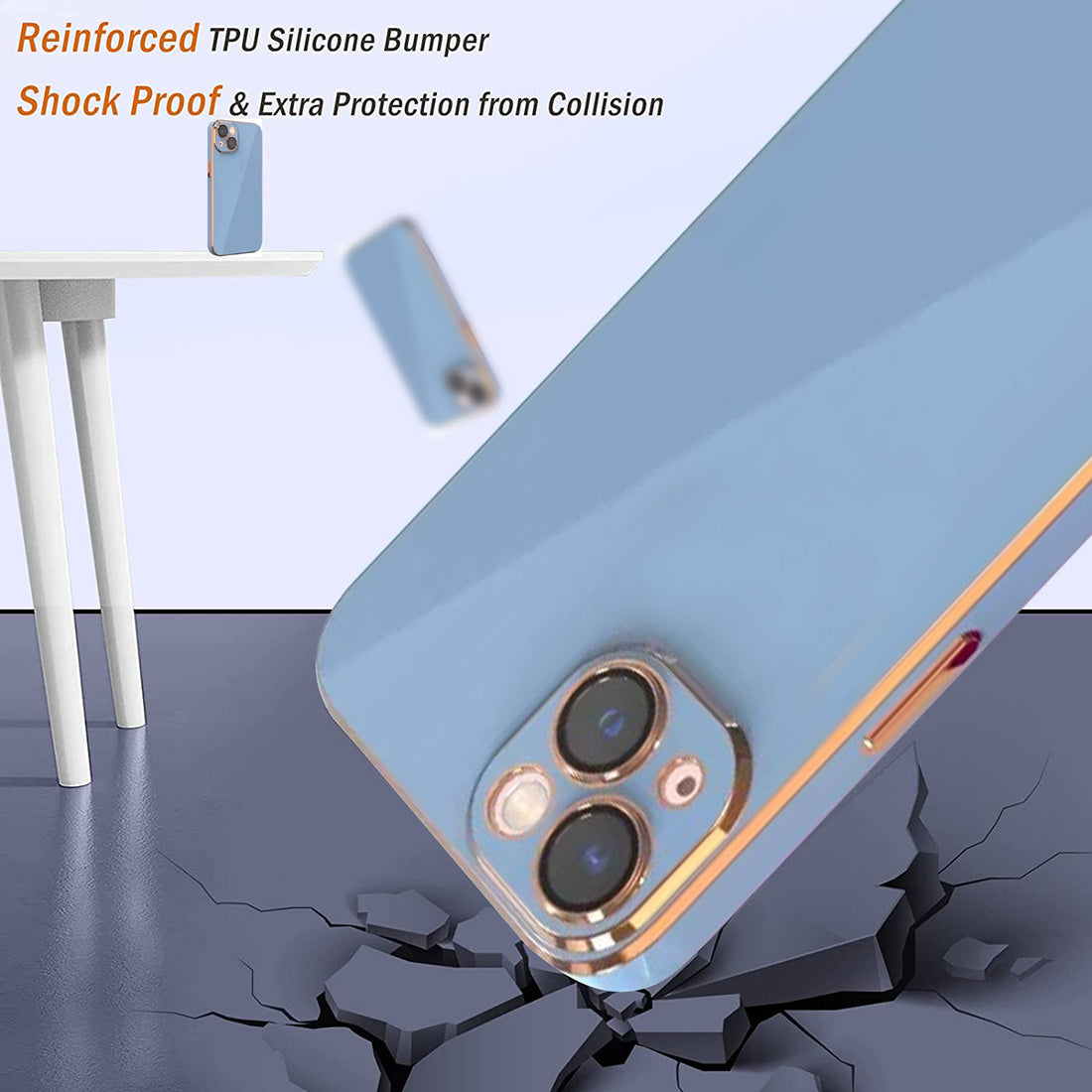 Electroplating TPU Cover for Apple iPhone 13
