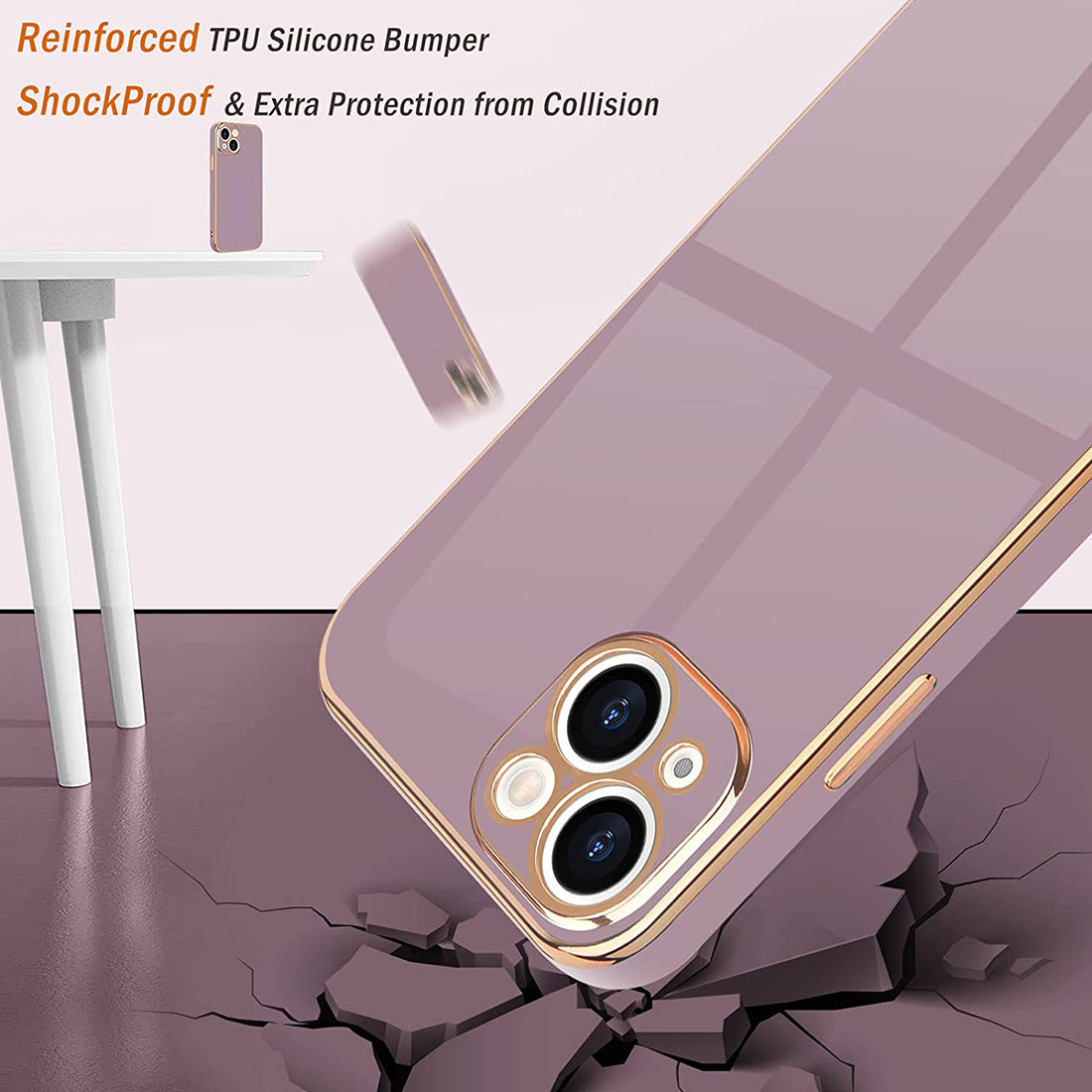 Electroplating TPU Cover for Apple iPhone 13