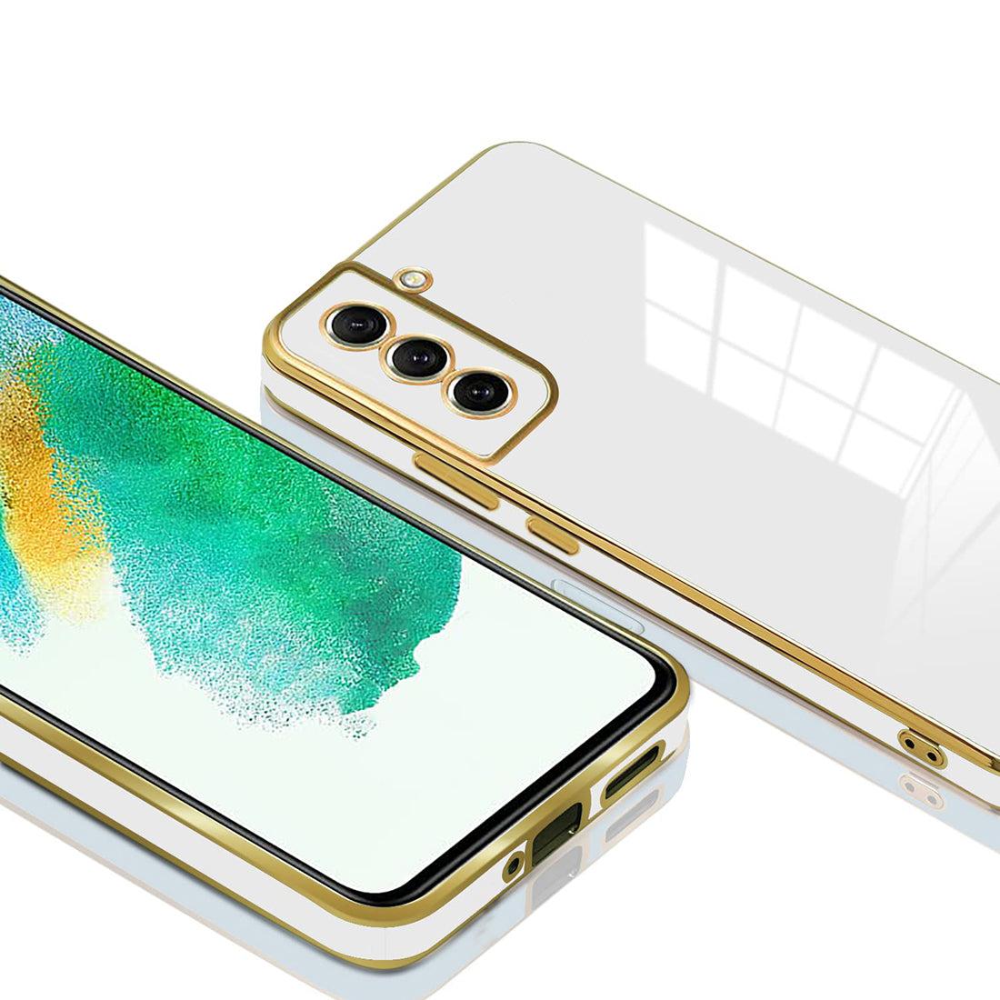 Electroplating TPU Cover for Samsung Galaxy S21 FE 5G